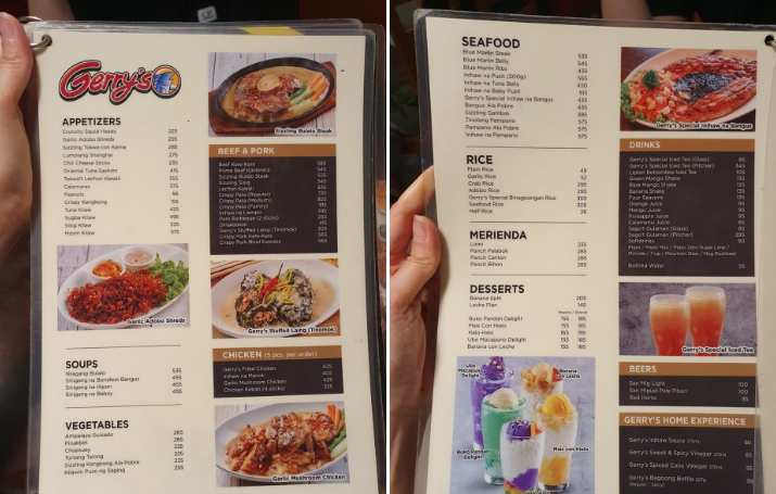 마닐라맛집 게리스그릴